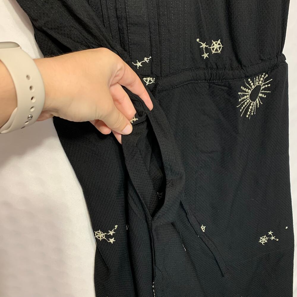 Fat Face Madagan Celestial Long Sleeve Dress NWT Sz 4 Embroidered Knee Length - Picture 5 of 10